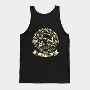 All Men Created Aqual Bikers Tank Top